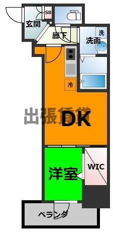 仲介手数料0円！CREST TAPP東別院の間取り