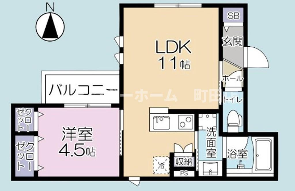 メルベーユ※初期費用分割あと払いサービス利用可能物件の間取り