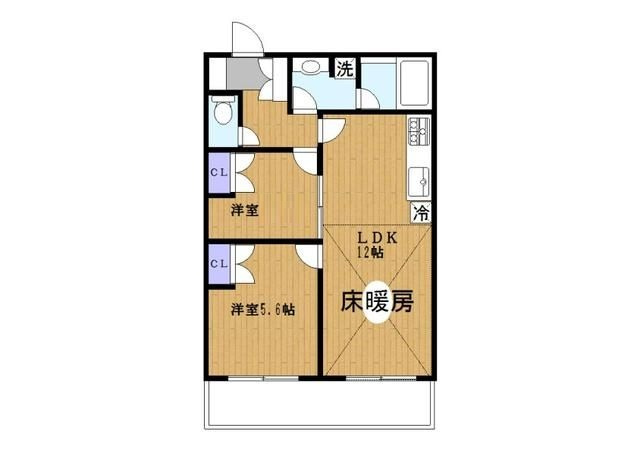 ブランズタワー南千住の間取り|間取りです。