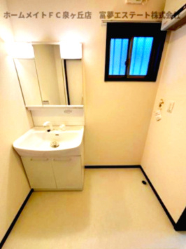 【洗面所】 | フジパレス戸建賃貸鳳西町三丁 | ※イメージ　同施工同タイプ