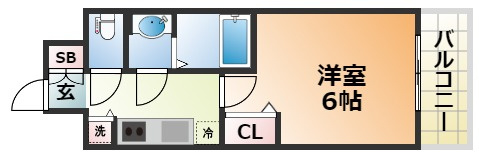 プレサンス神戸ティアラの間取り