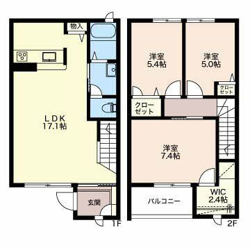 メゾンパルモの間取り
