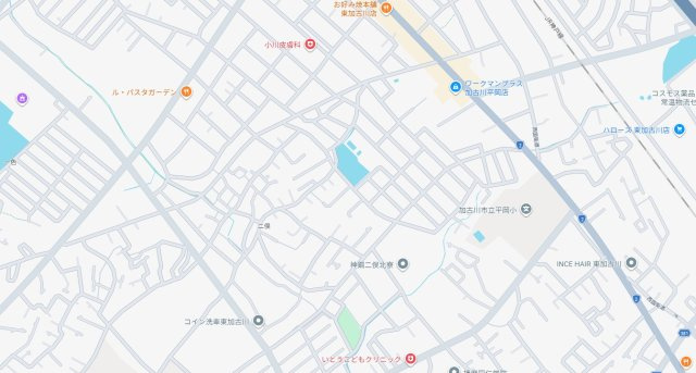 加古川市平岡町二俣　　JR「東加古川駅」徒歩14分の地図