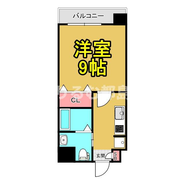 PARKHILLS都島縁の間取り