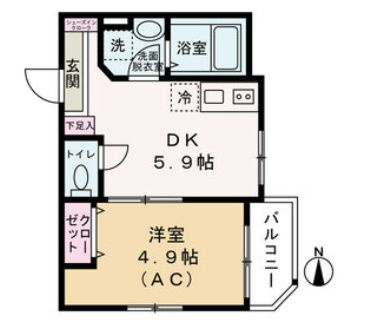 Yamaki Garden Courtの間取り