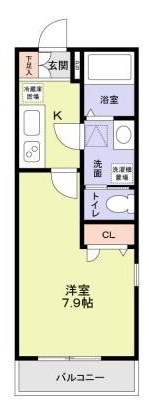 ＬＵＭＩＥＲＥの間取り|間取りです。