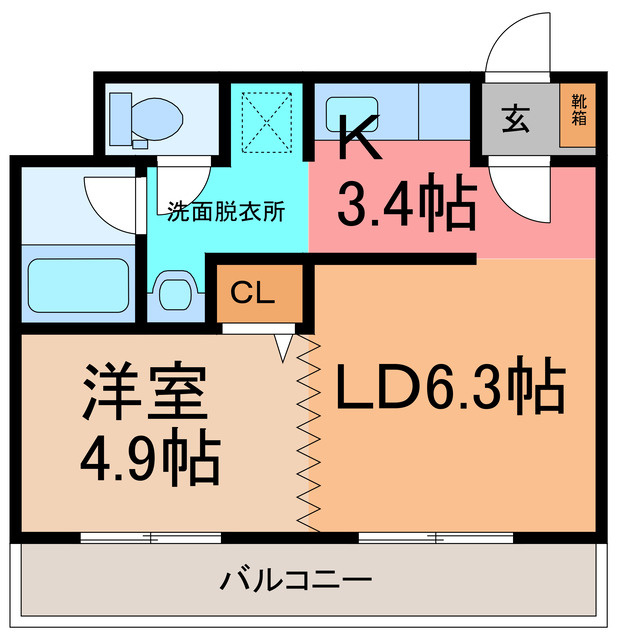 ラ・ヴィレットの間取り