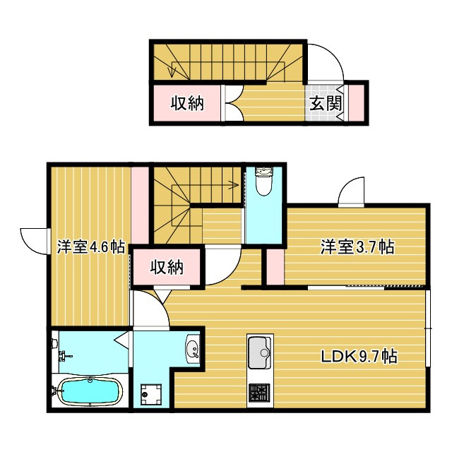 グリーンフォレスト加古川南の間取り
