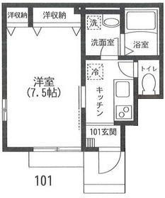 メゾンプリムールの間取り