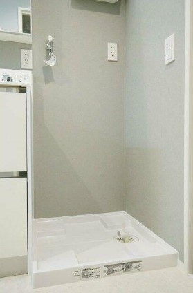 【設備】 | IPLACE | 室内洗濯機置き場。