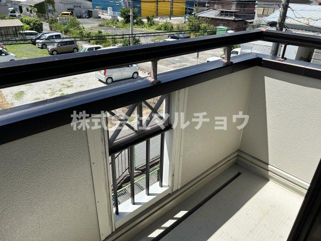 メゾン文里A棟のバルコニー|広々としたバルコニーです