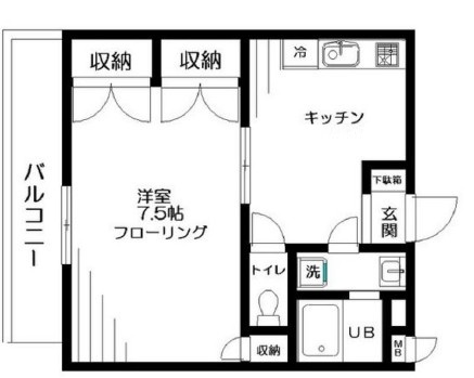 サングレースの間取り|間取りです。