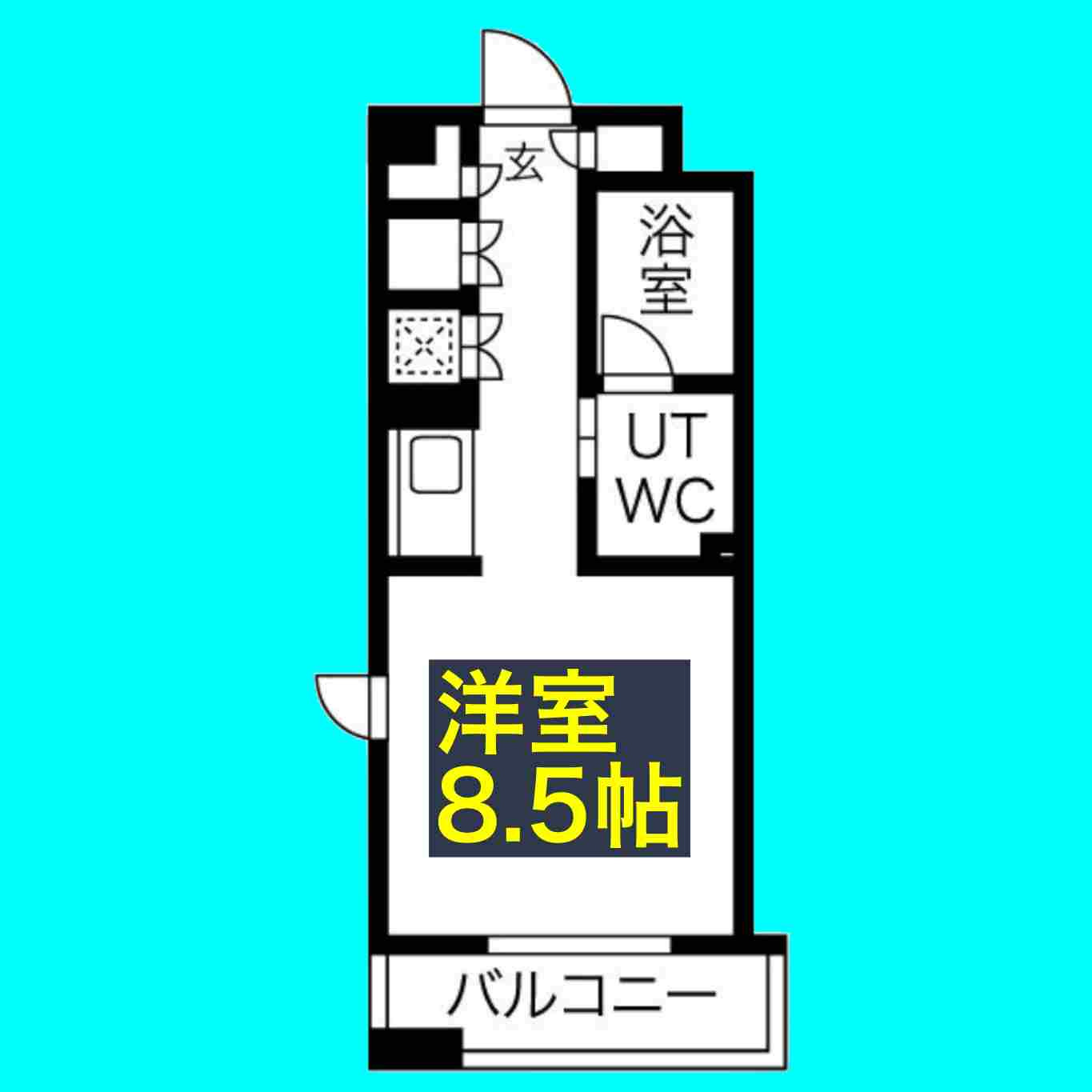 白川公園パークマンションの間取り
