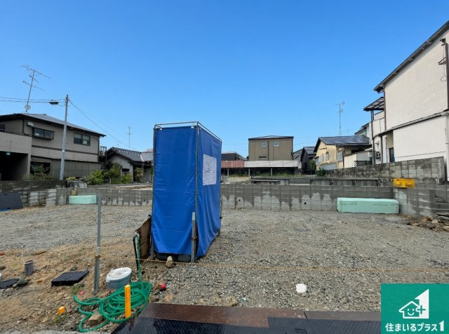 宝塚市中州　第1期　新築一戸建ての外観|周辺は落ち着いた街並みの住宅地！子育てがしやすい住環境です！まだ未完成ですが、現地でしかわからない事もございます。是非一度ご覧ください。