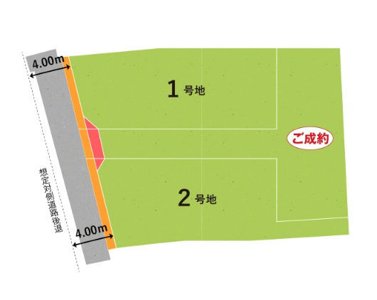 宝塚市中州　第1期　新築一戸建ての区画図|全3区画