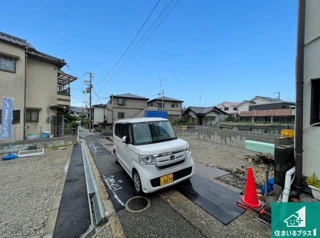 宝塚市中州　第1期　新築一戸建ての前面道路含む現地写真|周辺は落ち着いた街並みの住宅地！子育てがしやすい住環境です！まだ未完成ですが、現地でしかわからない事もございます。是非一度ご覧ください。