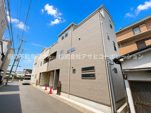 須磨区青葉町１丁目　新築戸建ての前面道路含む現地写真|前面道路含む現地写真です