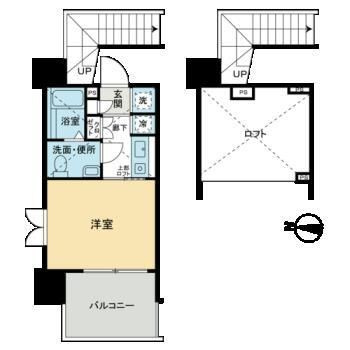 スタジオスクエア住吉の間取り