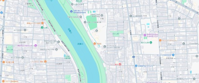 尼崎市大島　新築一戸建ての地図