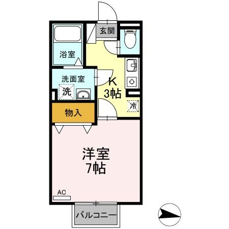 プリシェール小木田の間取り
