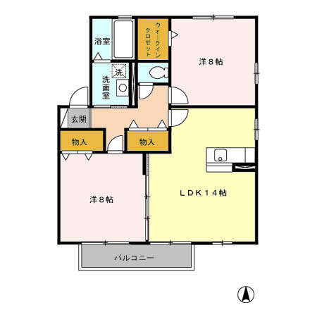 エスポワールの間取り