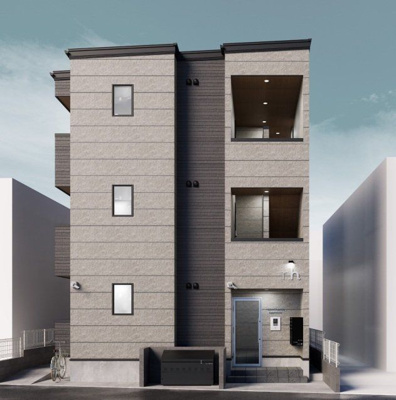 【外観】 | robot home 宮原町 | 外観パースです。