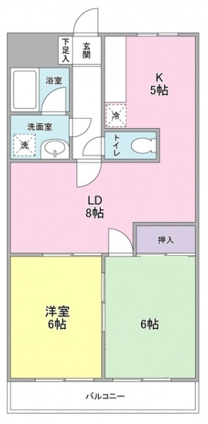 リヴェール青山の間取り|間取りです。