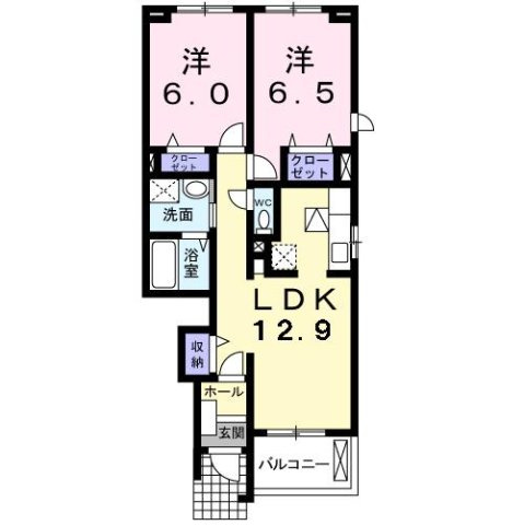 ラフィネＭの間取り