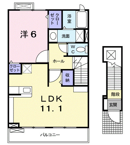 ブローテＭの間取り