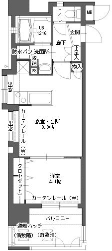 【間取り】 | アクタス博多Vタワー