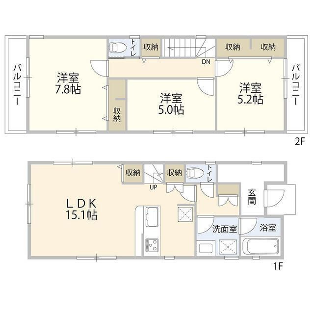東大和市立野４丁目住宅（0005148）の間取り