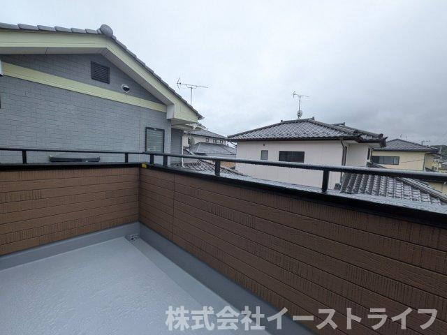 【新築戸建】　いわき市久之浜町第5　長期優良住宅のバルコニー|南面に2箇所バルコニーが付いているので、洗濯物が多い時でも干す場所に困りません！
