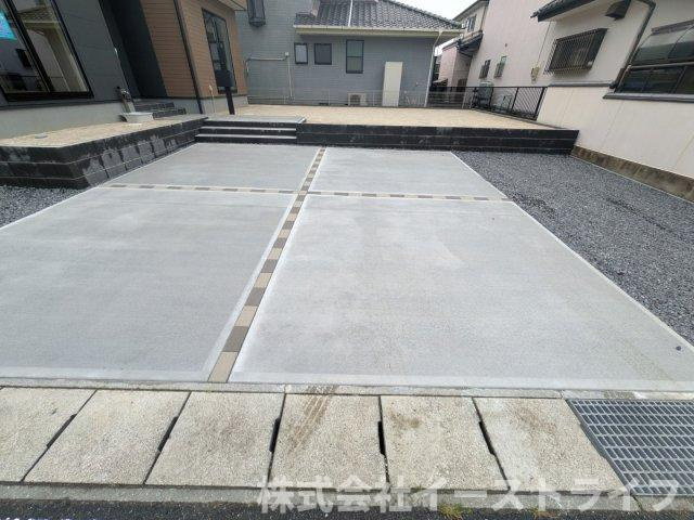 【新築戸建】　いわき市久之浜町第5　長期優良住宅の駐車場|カースペースです。3台駐車可能！