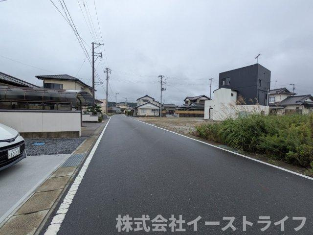 【新築戸建】　いわき市久之浜町第5　長期優良住宅の前面道路含む現地写真|北西側6ｍ公道