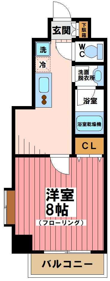 ジェルソミーナの間取り