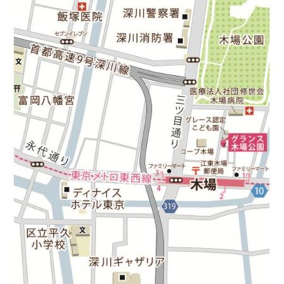 【地図】 | グランス木場公園