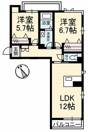 スターフィールドⅢの間取り