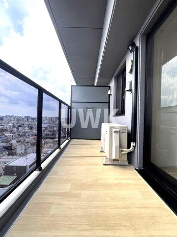 名古屋市北区金城２丁目の賃貸マンションのバルコニー
