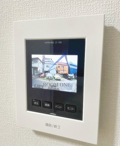 メゾン　ブランシュ のセキュリティ|モニター付きインターホンです。