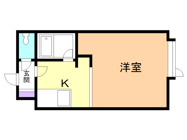 学）ハミングバードインの間取り