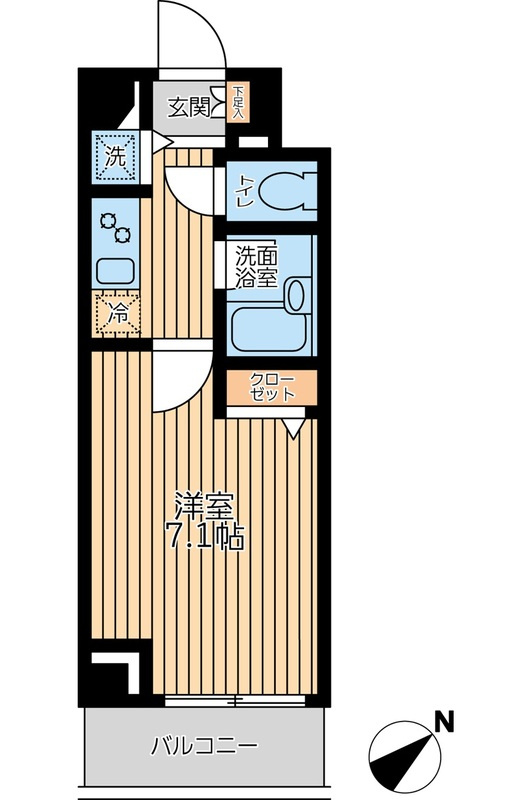 エマーレ行徳の間取り
