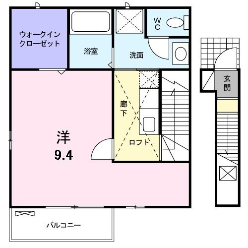 サンパティークの間取り