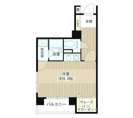 ウィンターベル　ゼームス坂の間取り|間取りです。