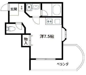 グランベール２号館の間取り