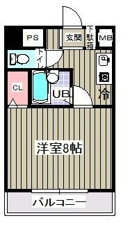 【間取り】 | ウェルフェア富浜（Ｋ－１３０） | 間取りです。