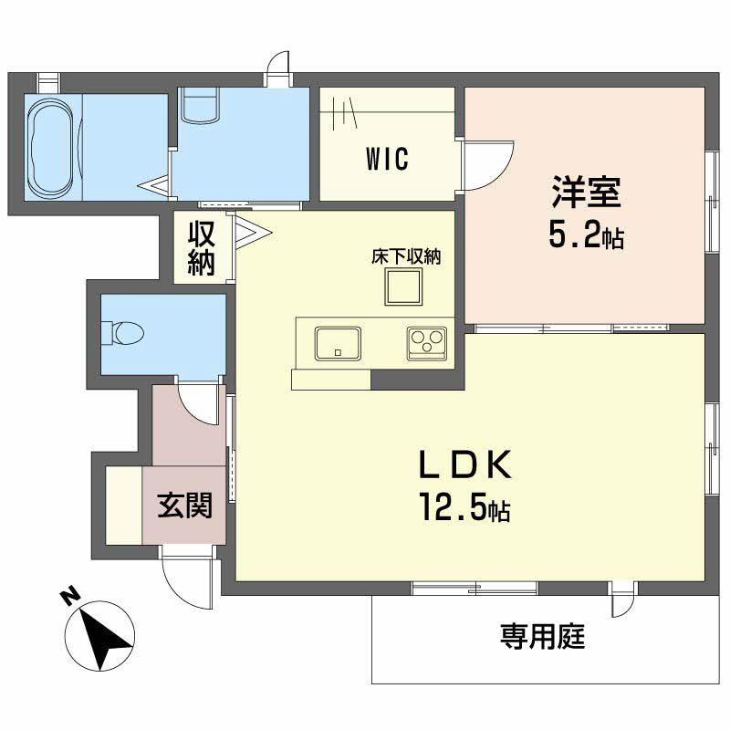 カルムステージ　Ｂ棟の間取り