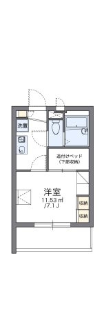 レオパレスマイムの間取り