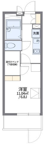レオパレスひまわりの間取り