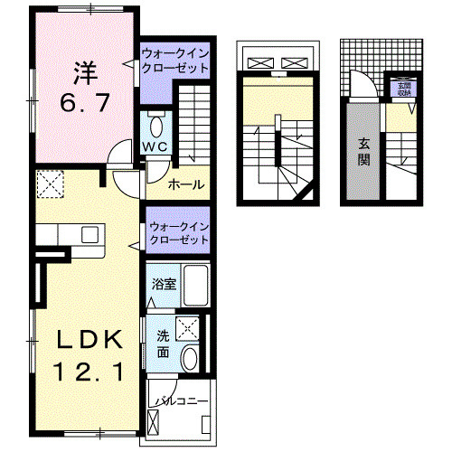 コルソ　エスポワールの間取り