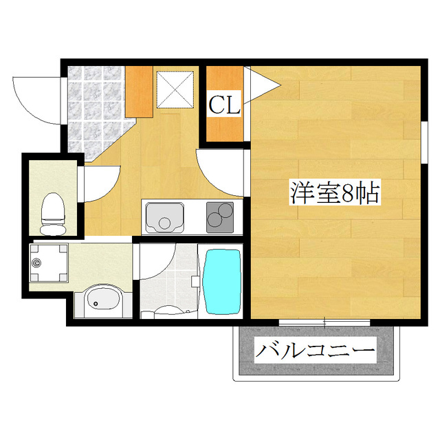 ラージベルティの間取り|2007年築のまだまだキレイなお部屋です☆